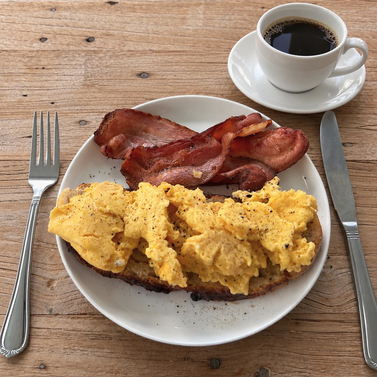 Breakfast at Freshwater Plantation