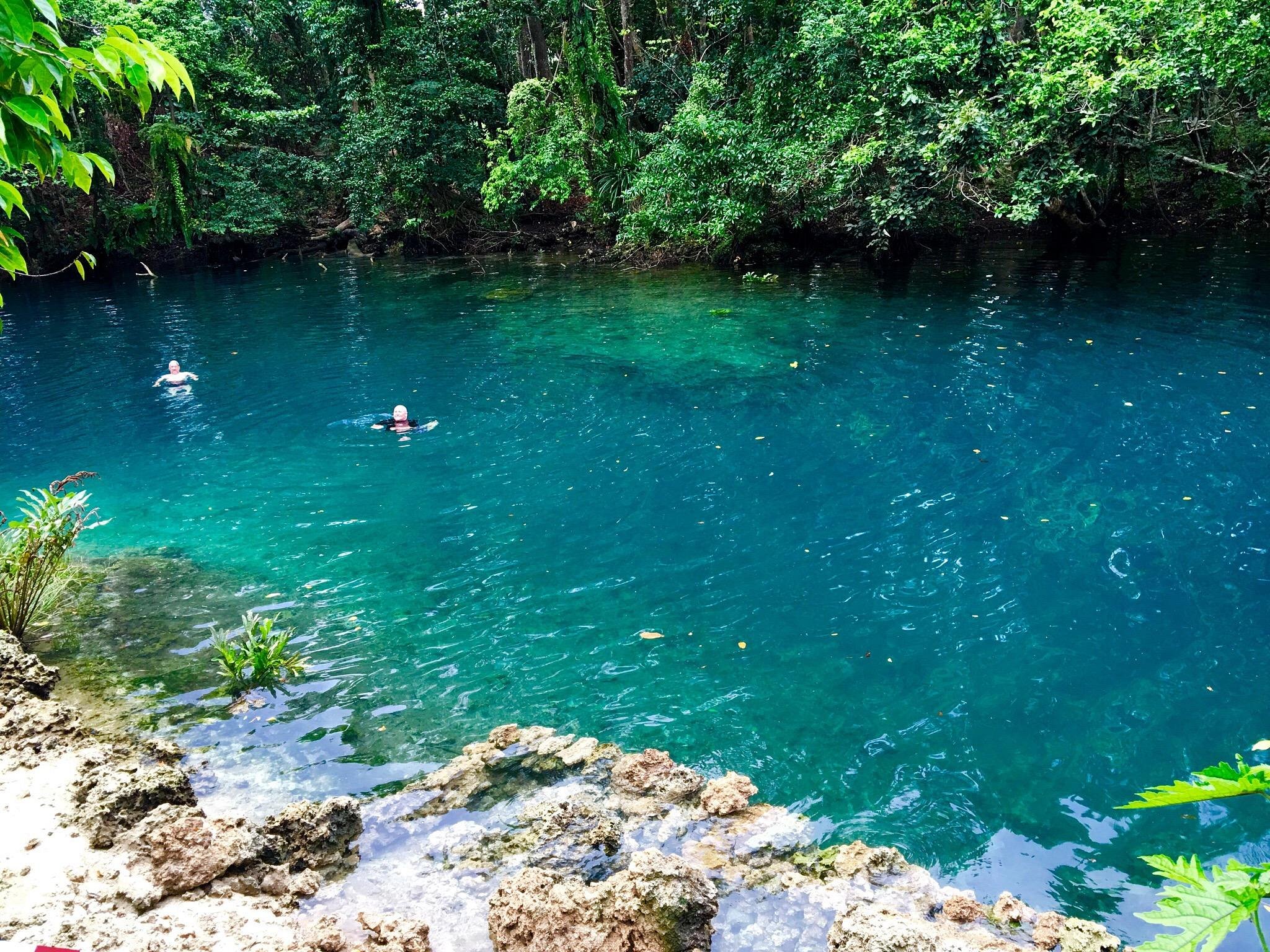 Blue Holes on Espiritu Santo